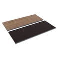thumbnail image 1 of Alera Reversible Laminate Table Top, Rectangular, 59 3/8w X 23 5/8d, Espresso/walnut, 1 of 4