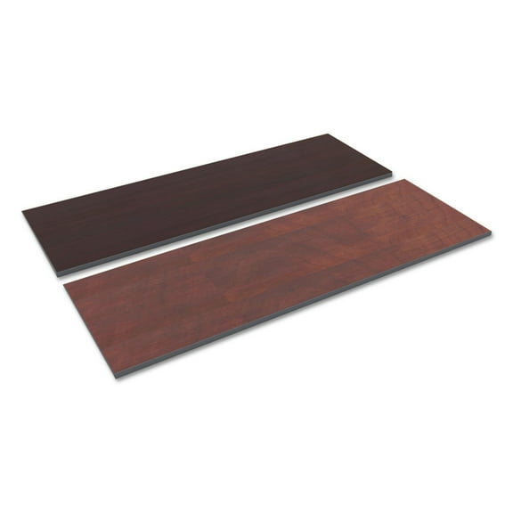Alera Reversible Laminate Table Top Rectangular 72w x 24d Medium Cherry/Mahogany (ALETT7224CM)