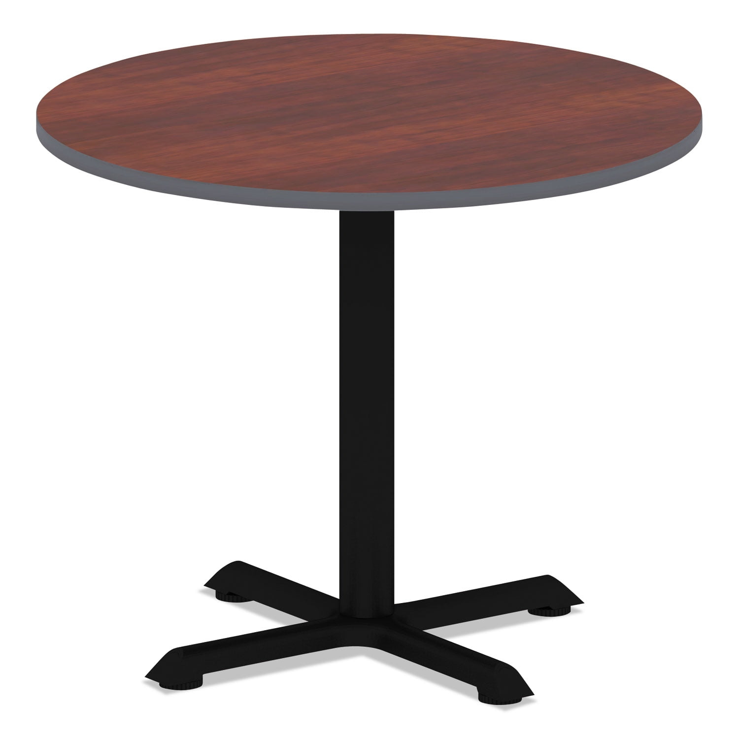Reversible Medium Cherry/Mahogany Laminate Round Table Top 38"