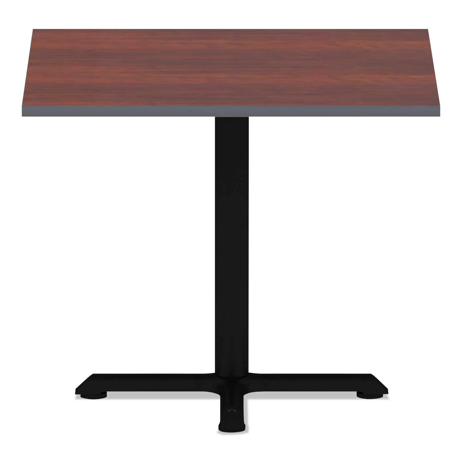 Alera Reversible Laminate Table Top, Square, 35 3/8w X 35 3/8d, Medium Cherry/mahogany