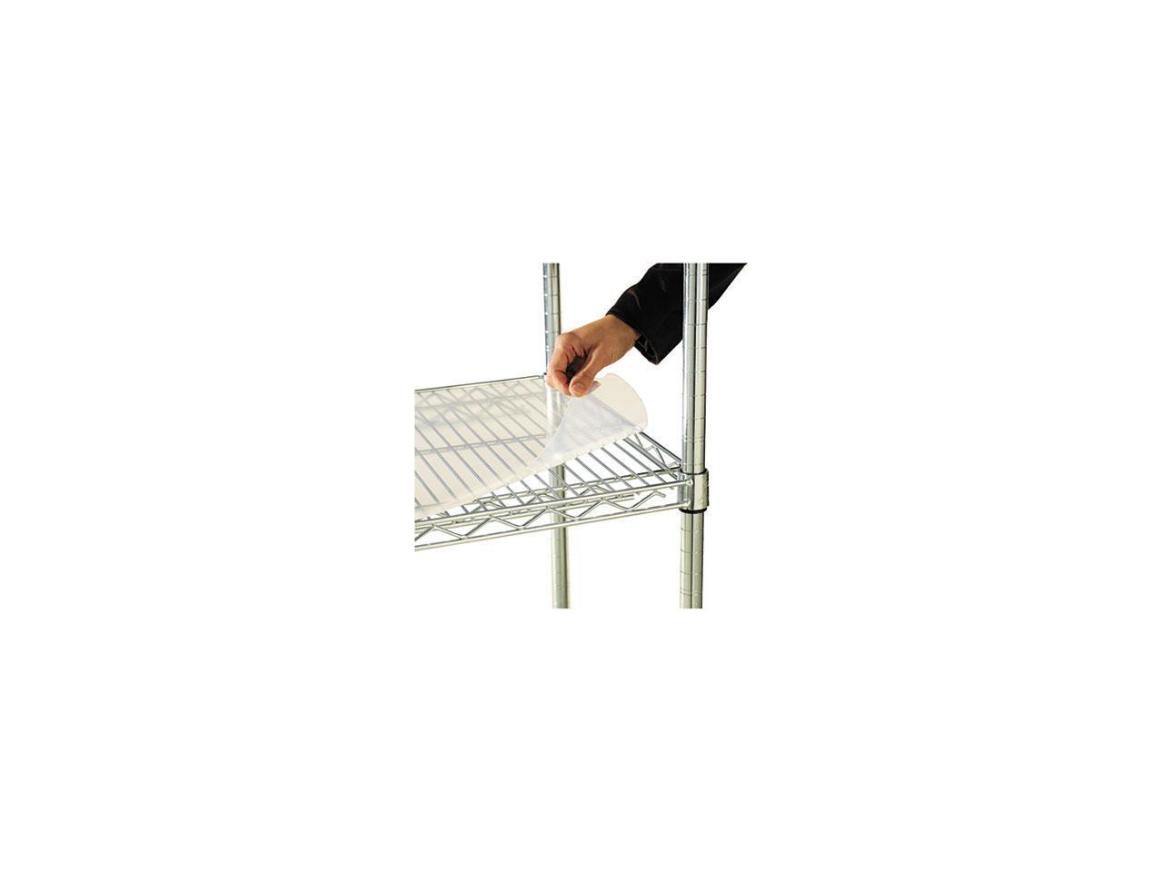 Alera SW59SL3624 (ALESW59SL3624) Shelf Liners For Wire Shelving, 36w x 24d, Clear Plastic, 4/Pack - image 1 of 7