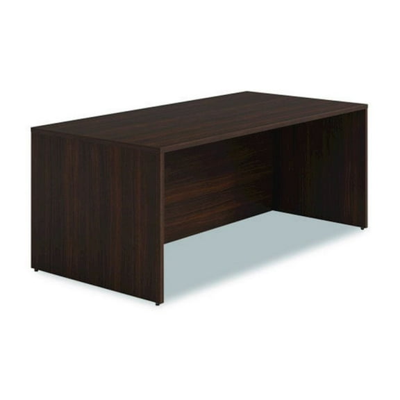 Alera Seville Series Desk Shell, 72" x 36" x 29", Mahogany