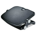 thumbnail image 1 of Alera Soft Cushioned Ergonomic Footrest, 14" W x 19.63" D x 3.75" to 7.5" H, Black, 1 of 2
