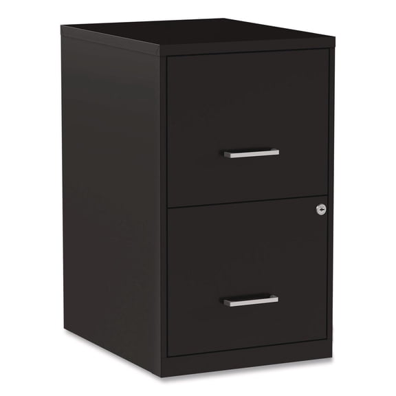 Alera Soho 2 File-Drawer Vertical Standard File Cabinet Letter Size Lockable 24.1"H x 14"W x 18"D