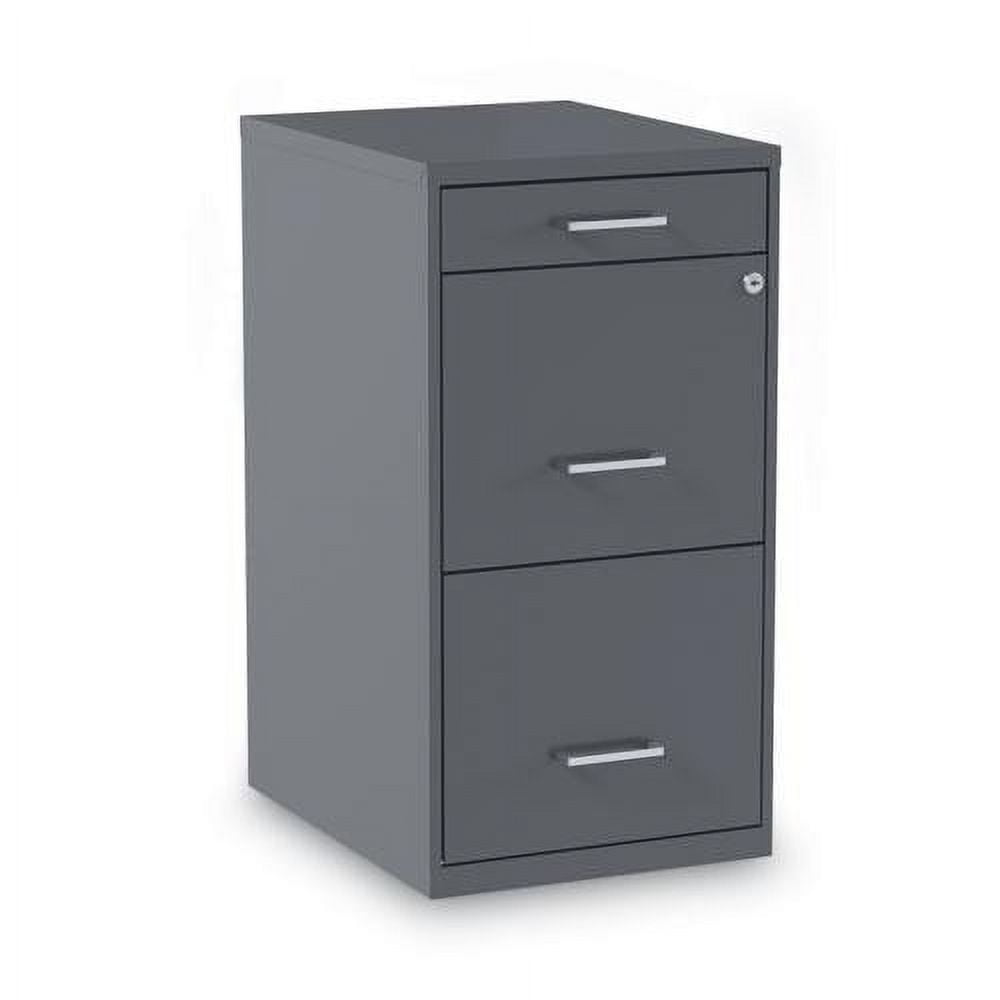 Alera Soho 2 File-Drawer Vertical Standard File Cabinet Letter Size Lockable 24.1"H x 14"W x 18"D