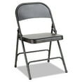 thumbnail image 1 of Alera Steel Folding Chair, 4-Pack, Graphite, 1 of 7