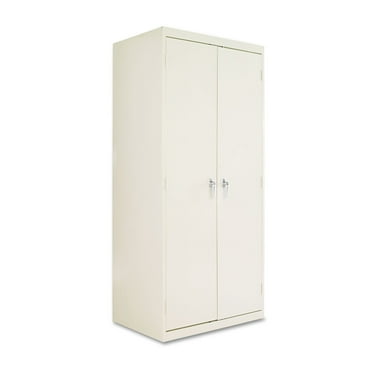 Alera Steel Garage Storage Cabinet with Adjustable Shelves, Putty