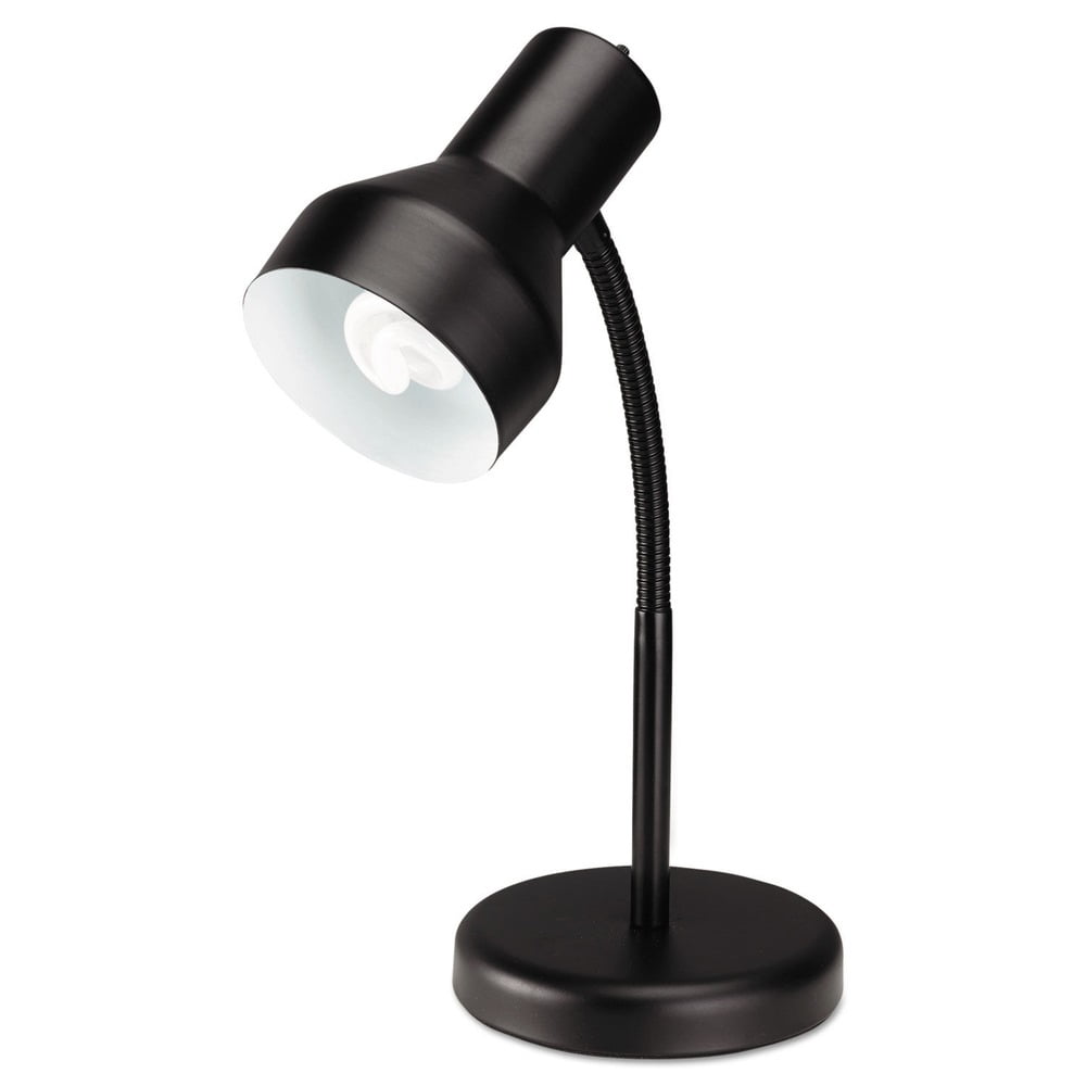 Adjustable Black Metal Gooseneck Task Lamp