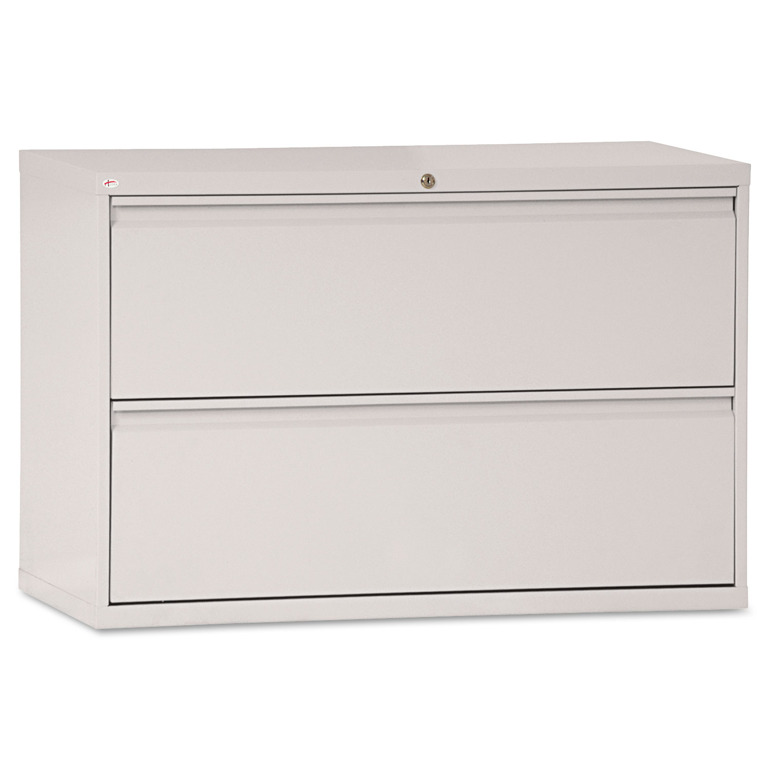 Alera Two-drawer Lateral File Cabinet, 42w X 18d X 28h, Light Gray - image 1 of 3