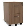 thumbnail image 1 of Alera VA582816WA 15.37 x 20 x 26.62 in. Sedina Series Mobile File & File Pedestal, Modern Walnut, 1 of 1