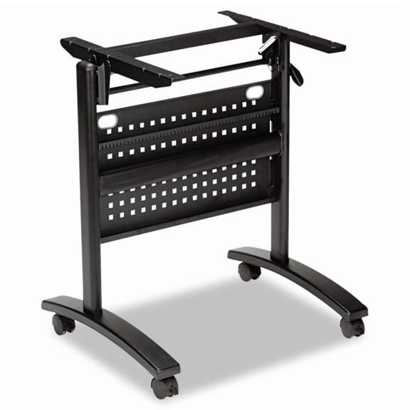 Alera Valencia Flip Training Table Base, Modesty Panel, 24-1/2w x 19-3/4d, Black