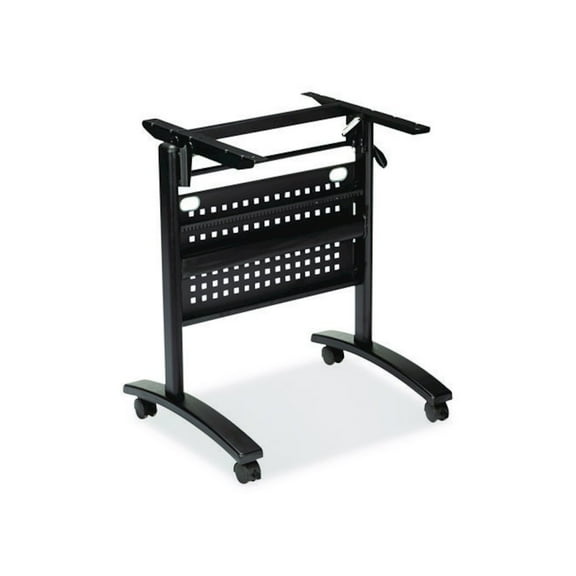 Alera Valencia Flip Training Table Base, Modesty Panel, 24-1/2w x 19-3/4d, Black