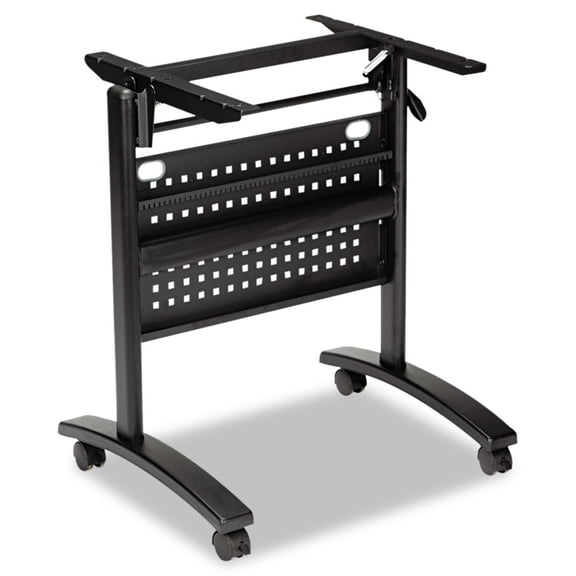 Alera Valencia Flip Training Table Base, Modesty Panel, 24-1/2w x 19-3/4d, Black