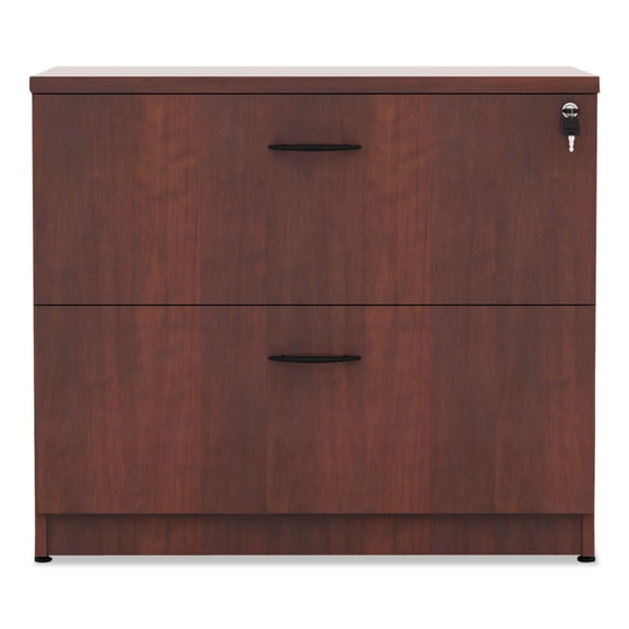 Alera Alera Valencia Series Two Drawer Lateral File, 34w x 22 3/4d x 29 1/2h, Cherry