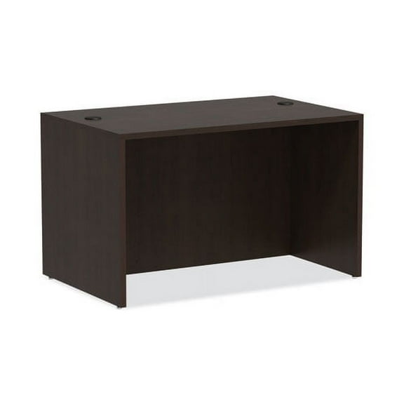Alera Valencia Series Straight Front Desk Shell, 47.25" X 29.5" X 29.63", Espresso | Bundle of 10 Each