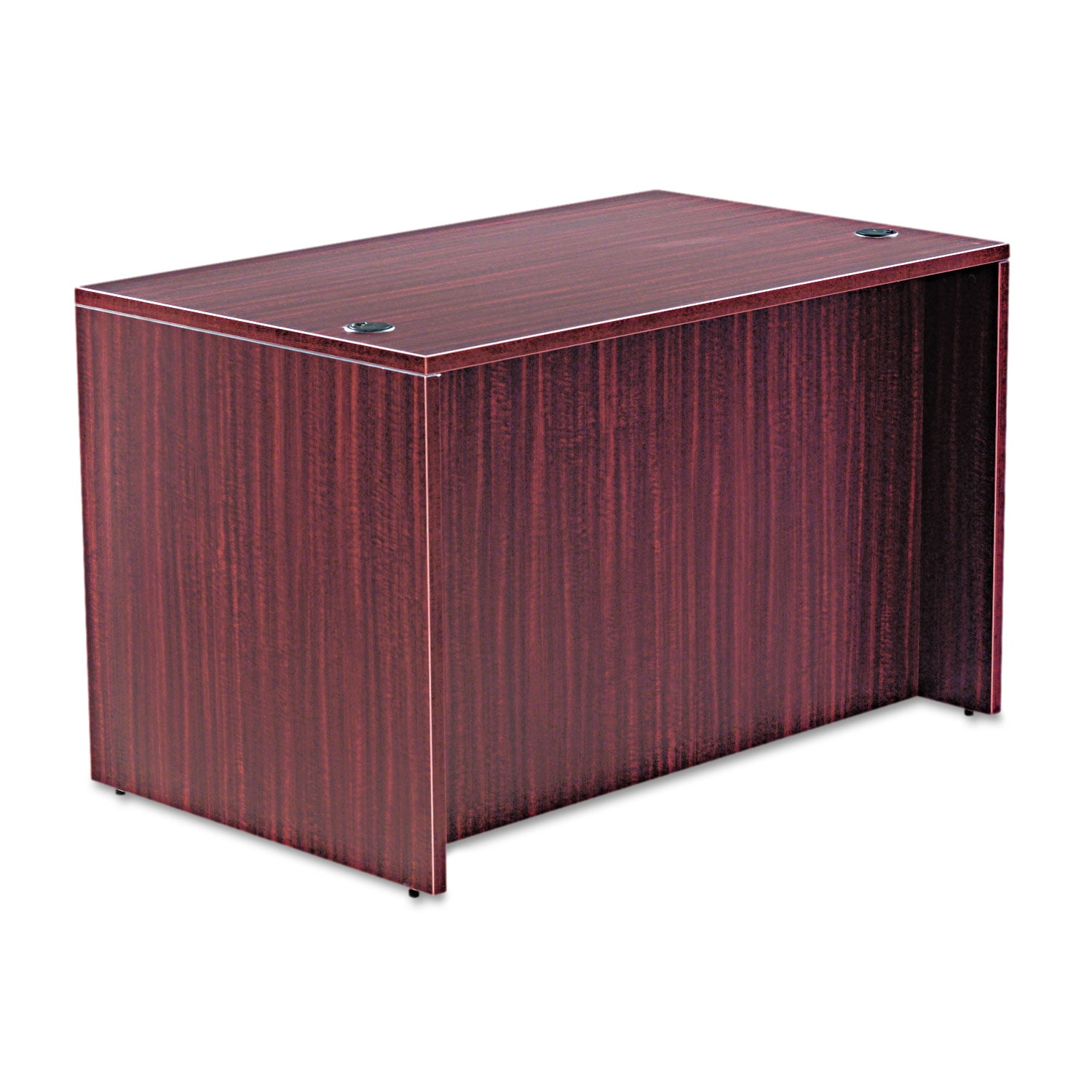 Mahogany Laminate Straight Front Desk Shell