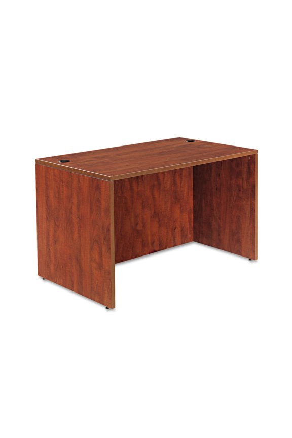 Valencia Series Straight Front Desk Shell, 47.25" x 29.5" x 29.63", Medium Cherry
