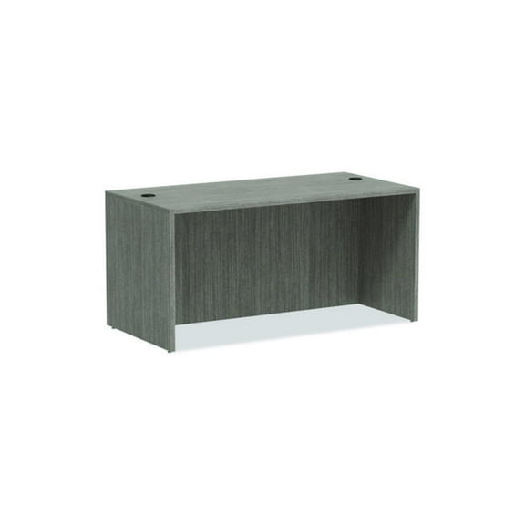 Alera Valencia Series Straight Front Desk Shell, 59.13" x 29.5" x 29.63", Gray