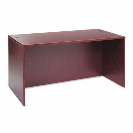 Alera Valencia Series Straight Front Desk Shell,65w x 29 1/2d x 29 5/8h,Mahogany