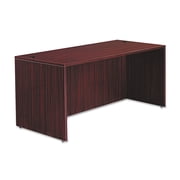 Alera Valencia Series Straight Front Desk Shell,65w x 29 1/2d x 29 5/8h,Mahogany
