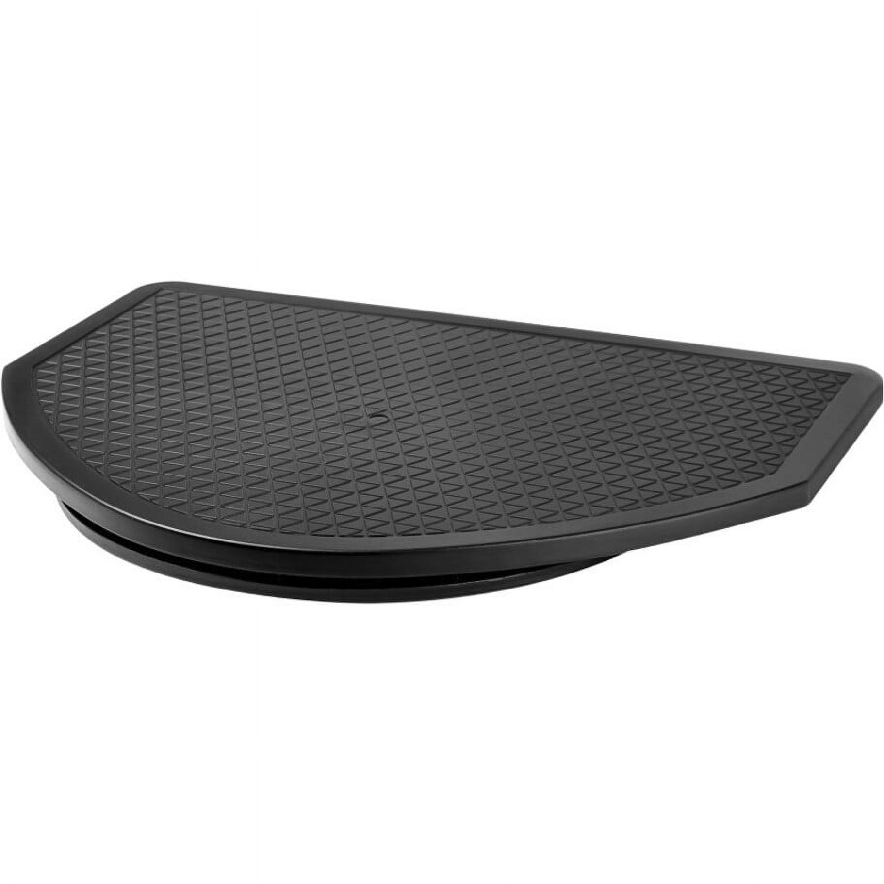 Aleratec 21 inch TV Swivel Base Rotating Platform In Black