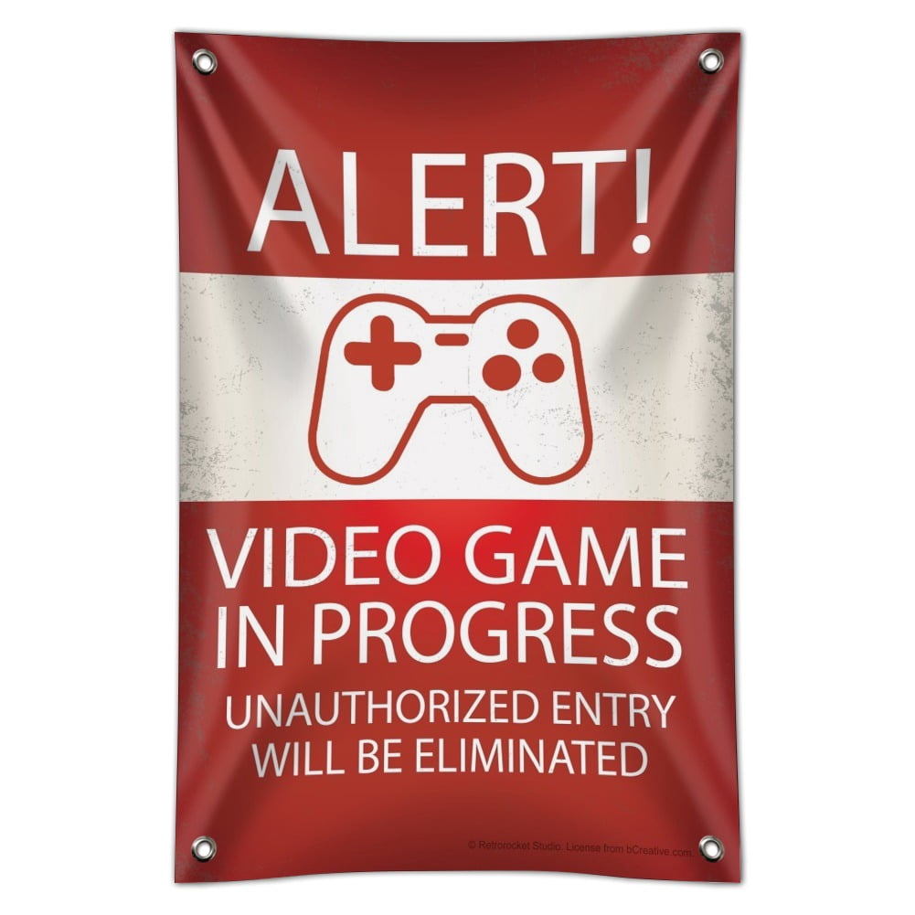 Alert Video Game In Progress Unauthorized Entry Eliminated Home ...