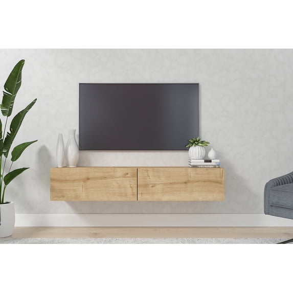 Alesandrini 53'' Floating Tv Stand Sapphire