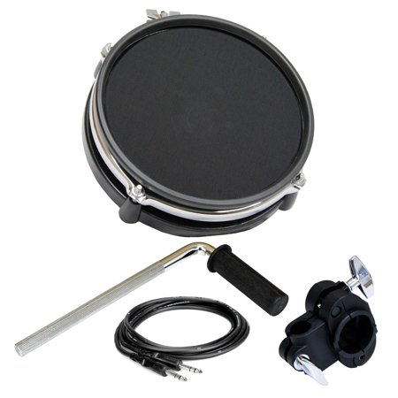 Alesis 8" Dual Zone Drum Pad Bundle with L-Rod, Clamp, 1/4" TRS Cable