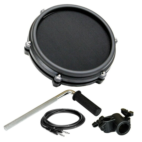 Alesis 8" Single Zone Mesh Drum Pad Bundle with L-Rod, Clamp, 1/4" TRS Cable