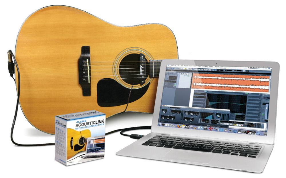 Alesis ACOUSTIC LINK New Guitar Recording Pack W/ Cd Usb Ports & 16.5Ft Cable