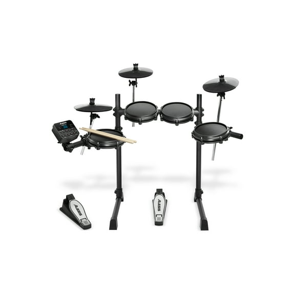 Alesis Electronic Drum Kit with Mesh Heads, White, Pack