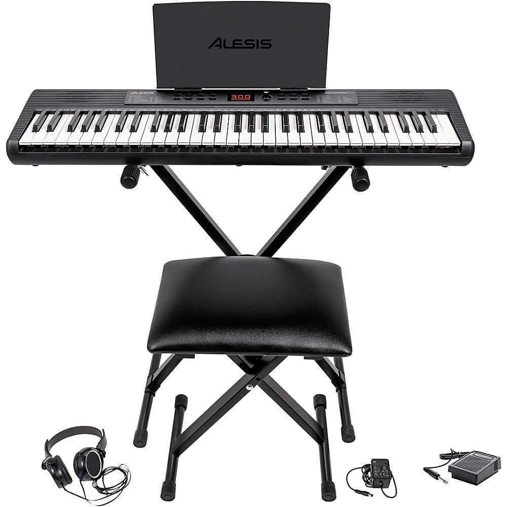 Alesis Harmony 61 MK4 61-Key Portable Keyboard Package