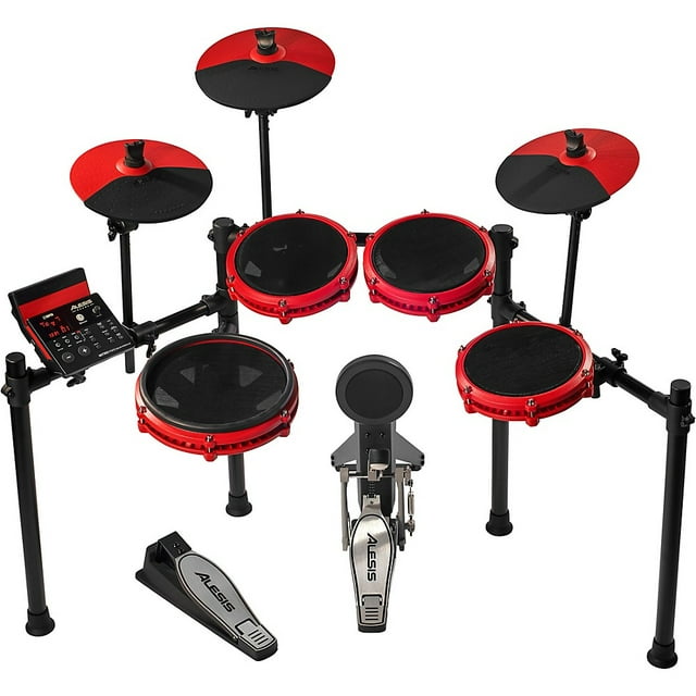 Alesis Nitro Max 8Piece Electronic Drum Set With Bluetooth and BFD