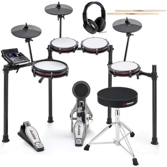 Alesis Nitro Pro - Set de Batería Electrónica con Parches de alla