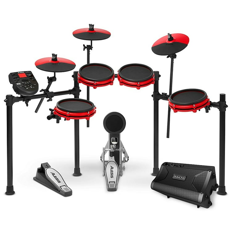 Simmons electronic drum kit outlet with mesh