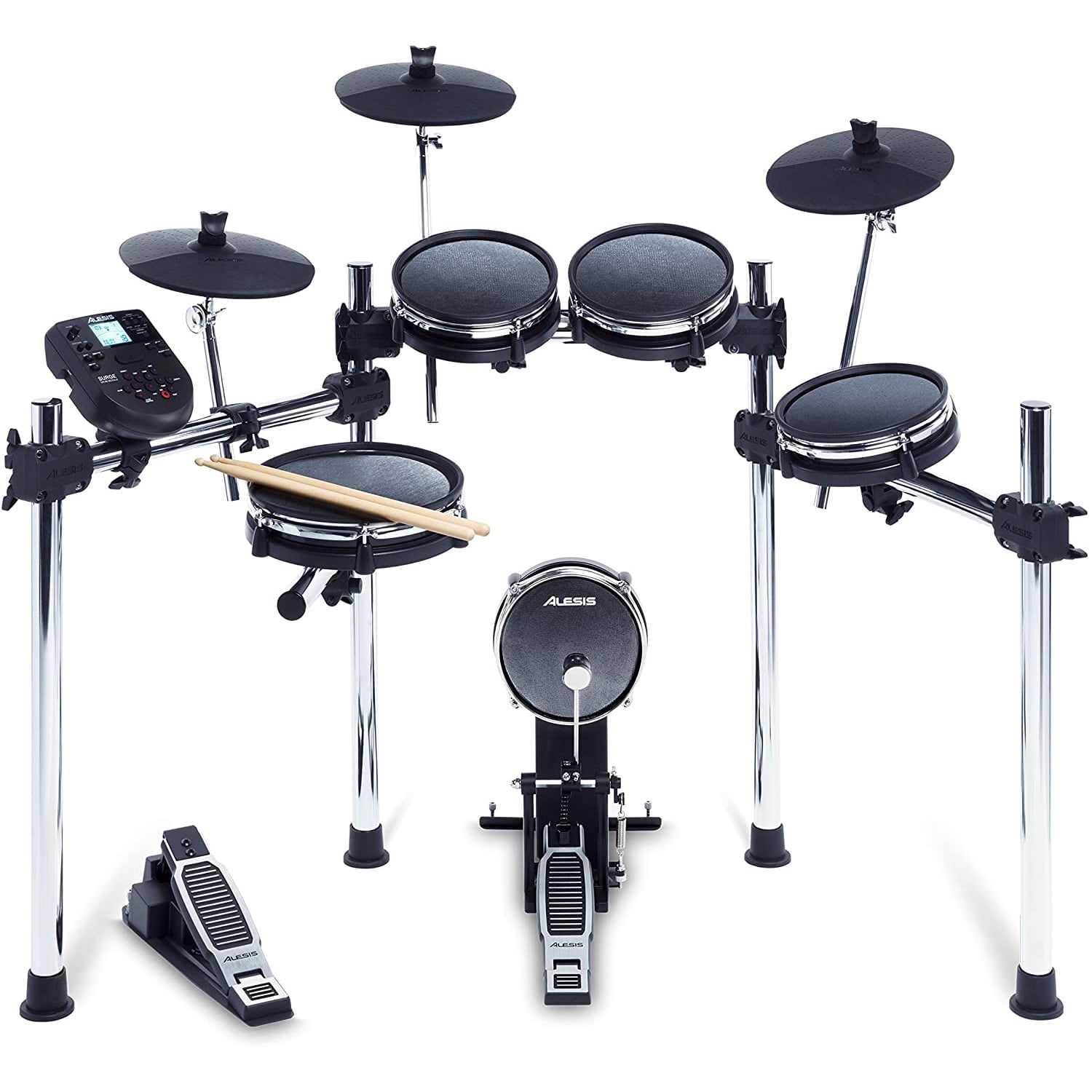 Alesis Surge Mesh Kit Eight-Piece Electronic Drum Kit with Mesh Heads