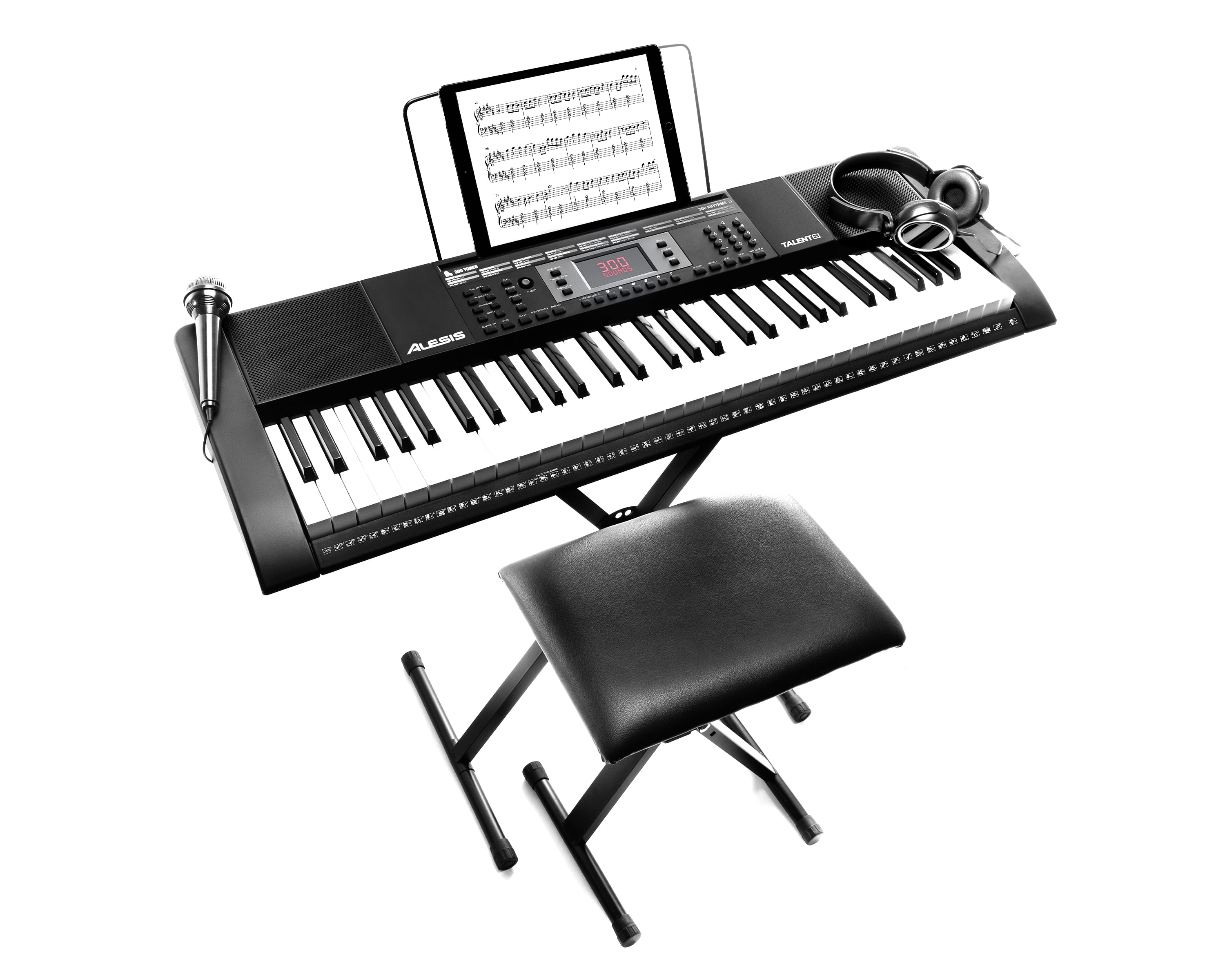 Alesis Talent 61-Key Portable Keyboard - Walmart.com