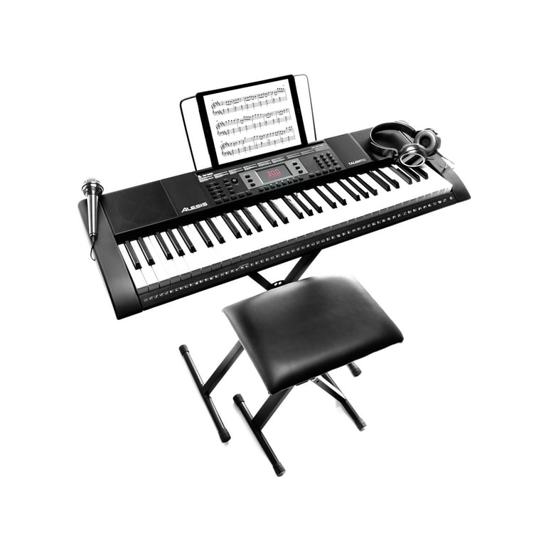鍵盤楽器 random works miidii Alesis Talent 61-Key Portable Keyboard - Walmart.com