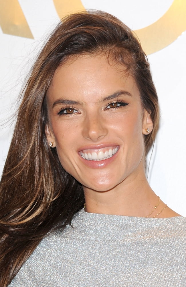Alessandra Ambrosio At Arrivals For The Michael Kors Gold Collection Fragrance Launch Canvas Art - (16 x 20)