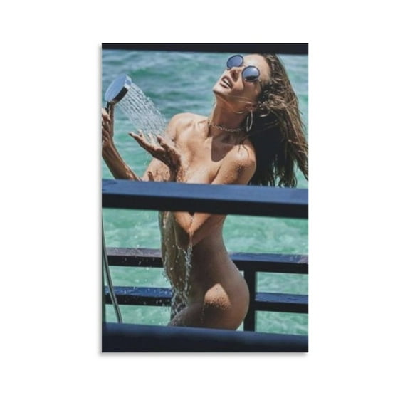 Alessandra Ambrosio Poster 1 Art Poster Canvas Painting Decor Wall Print Photo Gifts Home Modern Decorative Posters 16x24inch(40x60cm)