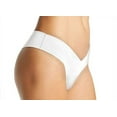 thumbnail image 1 of Alessandra B Camel Toe Cover Thong (White,S), 1 of 4