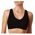 thumbnail image 1 of Alessandra B Front Closure Mastectomy Bra with Pockets Black, 1 of 6
