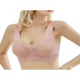 thumbnail image 1 of Alessandra B Invisible Seamless Lace Bra Pink, 1 of 5