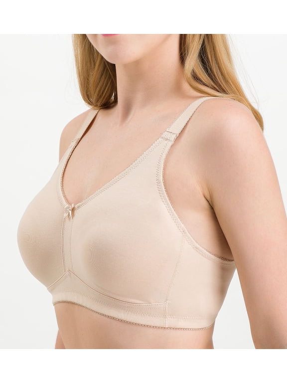 Women's Mastectomy Bra with Pockets, Based on Cup Sizes, Nude