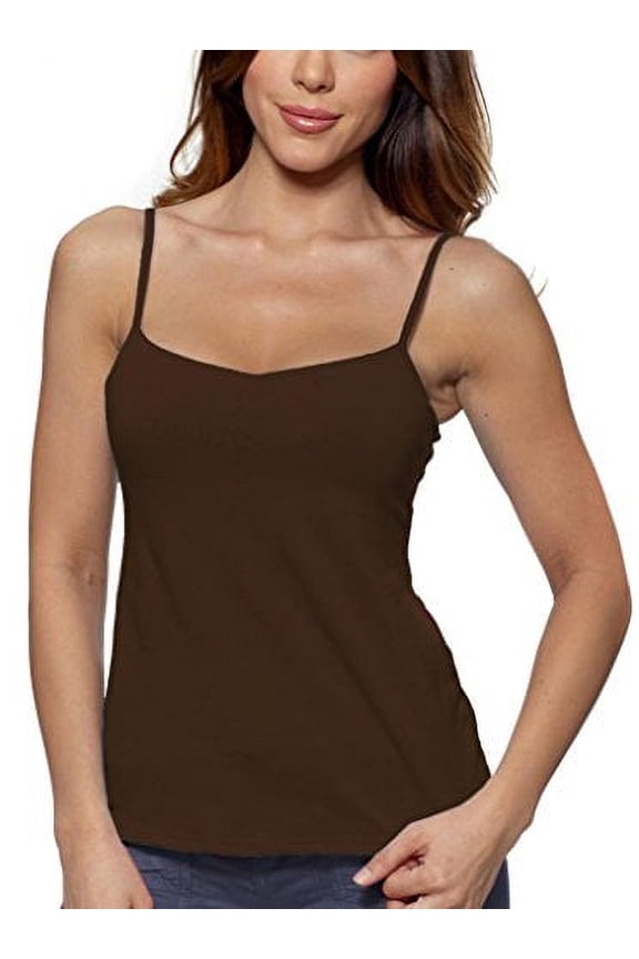 Underwire Bra Classic Camisole (34C, Mocha)