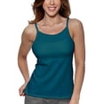 thumbnail image 1 of Alessandra B Underwire Bra High Neck Camisole (34B, Teal), 1 of 3