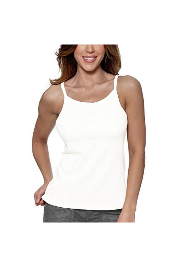 Underwire Bra High Neck Camisole (38DD, White)