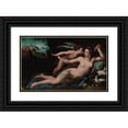 thumbnail image 1 of Alessandro Allori 18x13 Black Ornate Wood Framed Double Matted Museum Art Print Titled - Venus Disarming Cupid (circa 1570), 1 of 5