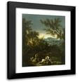 thumbnail image 1 of Alessandro Magnasco 15x18 Black Modern Framed Museum Art Print Titled - Landscape with Figures (1710-1720), 1 of 5