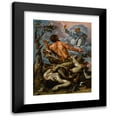 thumbnail image 1 of Alessandro Rosi 15x18 Black Modern Framed Museum Art Print Titled - Cain and Abel, 1 of 5